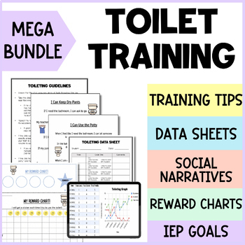 Preview of Bundle Toileting Resources - Toilet Training for Autism ABA or Special Education
