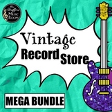 Mega Bundle Vintage Record Store Music Classroom Decor Rai