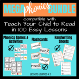 Mega-Bundle compatible with Teach Your Child To Read in 10