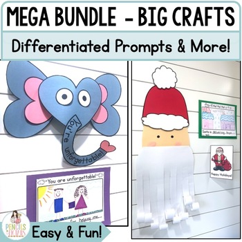 Preview of Mega Bundle of Big Crafts, St Patricks Day, Easter, Spring, Summer, Fall, & More