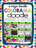 Mega Bundle of Colorama Doodle Borders & Frames: For Perso