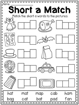 Mega CVC Worksheet Pack - Pre-K Kindergarten by My ...