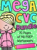 Mega CVC Worksheet Pack - Pre-K Kindergarten
