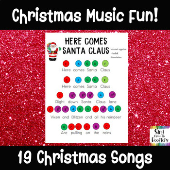 Jingle Bells' - Simple sheet music for handbells and boomwhackers