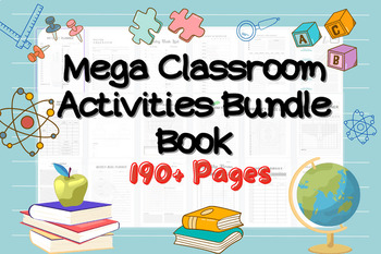 Preview of Mega Classroom Activities Bundle Book