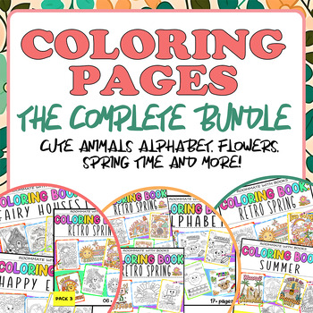 Preview of Mega Coloring Pages for Kids and Adults