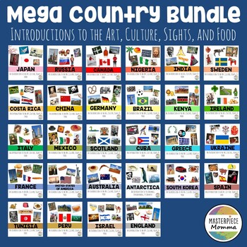 Preview of Mega Country Bundle: Introductions to the Art, Culture, Sights, and Food
