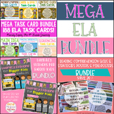 Mega ELA Bundle | Task Cards | Reading Stations | Reading 