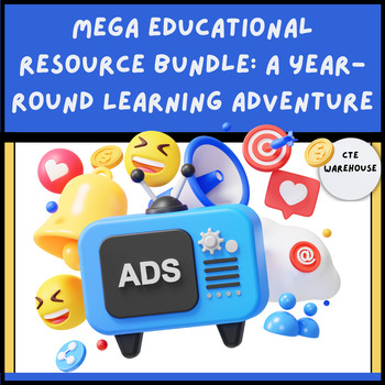 Preview of Mega Educational Resource Bundle: A Year-Round Learning Adventure PBL