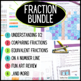 Fractions Unit - Worksheets, Activities for Equivalent, On