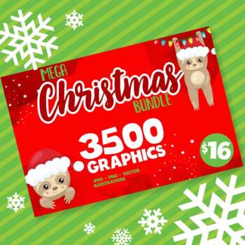 Preview of Mega Giant Christmas collection 3500 graphics