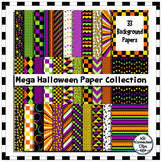 Mega Halloween Background Paper Collection