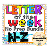 Mega Letter of the Week Bundle! - No Prep, Print and Go Bu