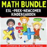 Mega MATH BUNDLE for Kindergarten,Preschool,Esl, Newcomers