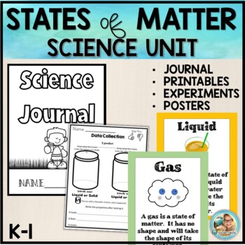 Preview of Properties of Matter Activities Unit - Science  K-3