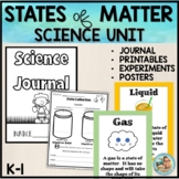 Properties of Matter Activities Unit - Science  K-3
