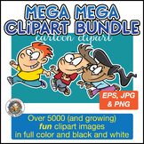 Mega Mega Cartoon Clipart Bundle - Clipart Bundle -  Carto
