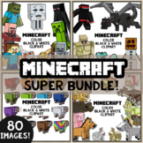 Mega Minecraft Clipart Bundle {80+ Images}