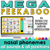 Mega Peekaboo Digital Game for Articulation Therapy for Na
