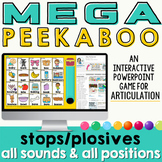 Mega Peekaboo Digital Game for Articulation Therapy for St