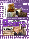 Bears: 3 interactive booklets! Includes QR codes.