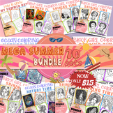 Mega summer bundle Juneteenth  Coloring book for Kids and Adults