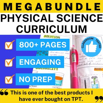 Preview of Physical Science Curriculum Bundle