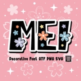 Mei OTF PNG SVG