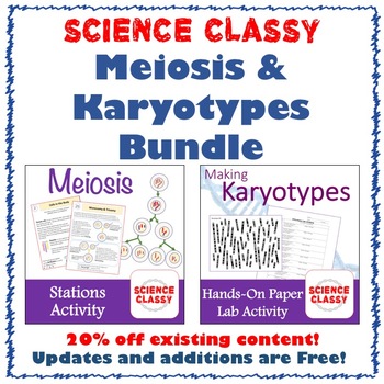 Preview of Meiosis and Karyotypes Bundle
