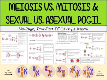 Preview of Meiosis vs. Mitosis & Asexual vs. Sexual Guided-Inquiry Learning