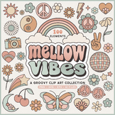 Mellow Vibes Clip Art SVGs, PNGs, EPS, AI Files, Groovy, R