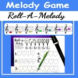 Melodic Composition Activity | Treble Clef Solfege Game | 