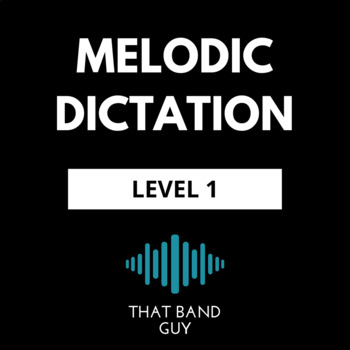 Preview of Melodic Dictation, Level 1 - Music Theory