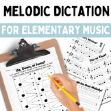 Melodic Dictation Starter Pack! | 4 Activities | 3 Levels