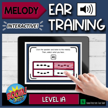 Preview of Melodic Ear Training Level 1A- Digital and Interactive Music Theory Games