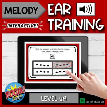 Preview of Melodic Ear Training Level 2A- Digital and Interactive Music Theory Games