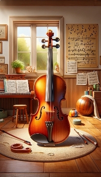 Preview of Melodic Masterpiece: Violin Poster