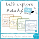 Melodic Notation Activities MEGA Bundle