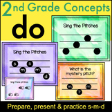 Melodic Slides for 2nd grade music - DO (mi-RE-do) from pr