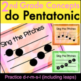 Melodic Slides for 2nd grade music - do Pentatonic - from 
