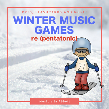 Preview of Melodic Winter Games for the Music Room: re (pentatonic)