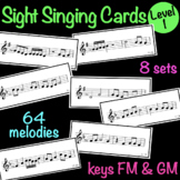 Melody Flashcards / Sight Singing Flashcards / Solfege Flashcards
