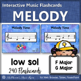 Solfege | Melody Flashcards Low Sol Interactive Music Flash Cards