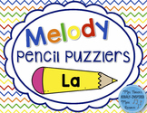 Melody Pencil Puzzlers {La}