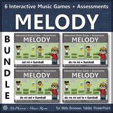 Solfege | Interactive Melody Games + Assessments {Gumball Bundle}