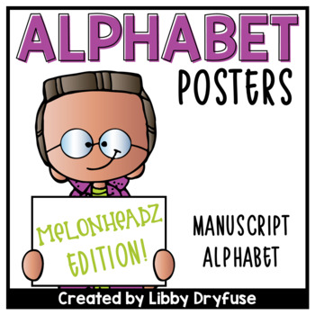 Preview of Melonheadz Alphabet Posters