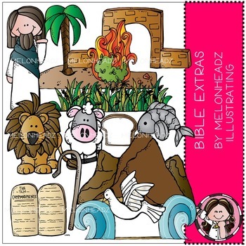 Preview of Bible Extras clip art COMBO PACK by Melonheadz
