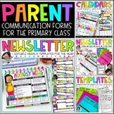 Parent Communication Bundle | Editable Forms | Back to School