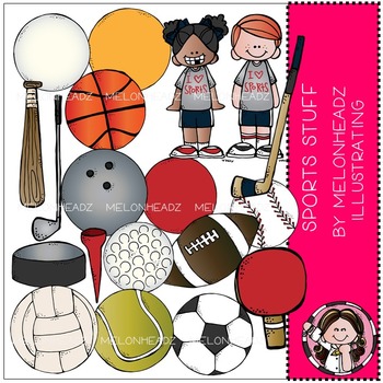 Preview of Sports Stuff clip art - COMBO PACK - by Melonheadz