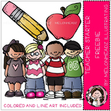 Melonheadz: Teacher Starter Pack clip art - Freebie - COMBO PACK
